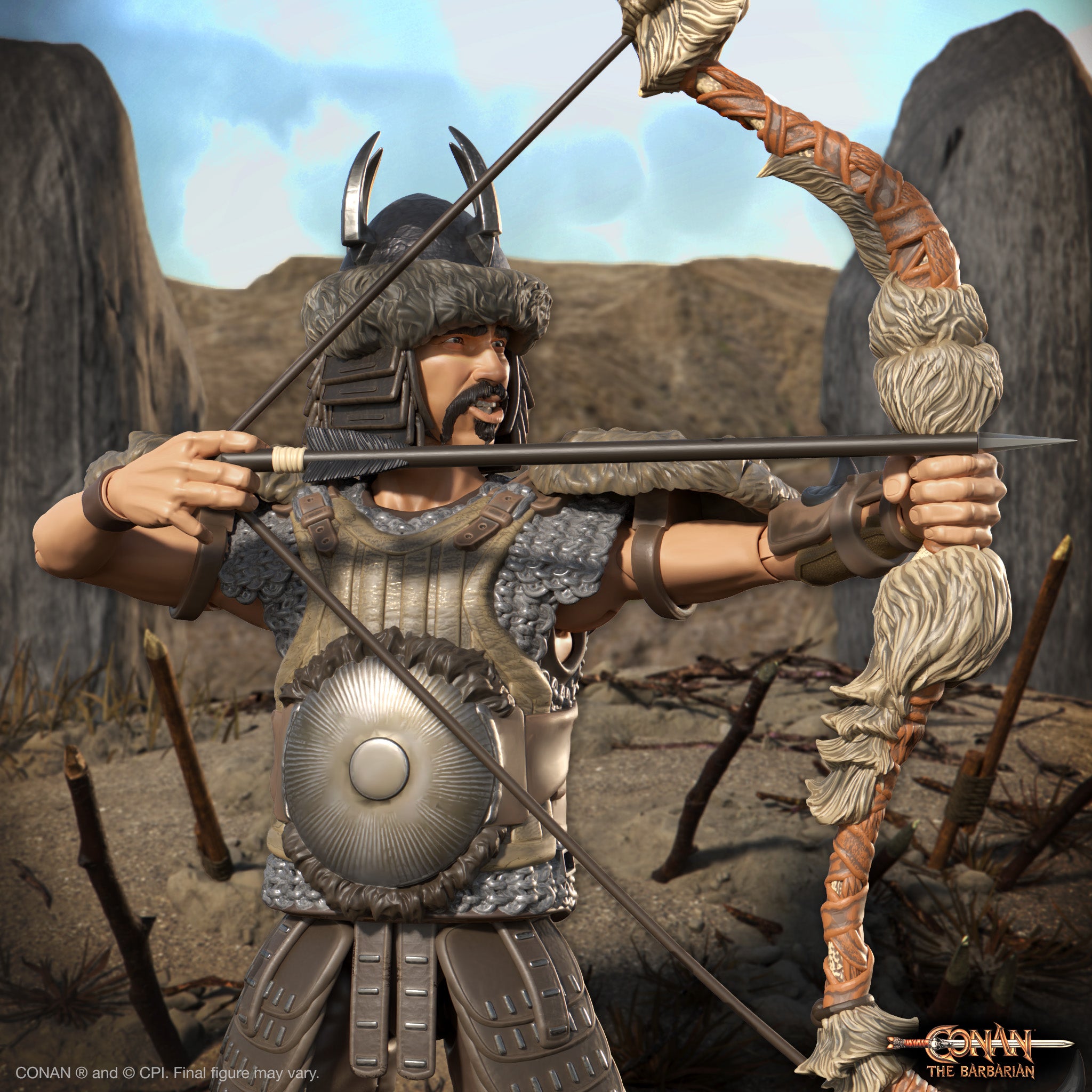 Super7 ULTIMATES Conan Subotai figurină Battle of the Mounds