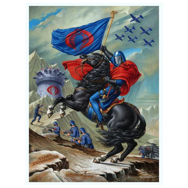 Super7 G.I. Joe Cobra 2023 Edition print arta 46x61 cm
