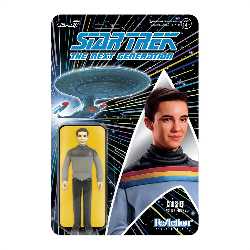 Super7 Star Trek Wesley Crusher figurina TNG