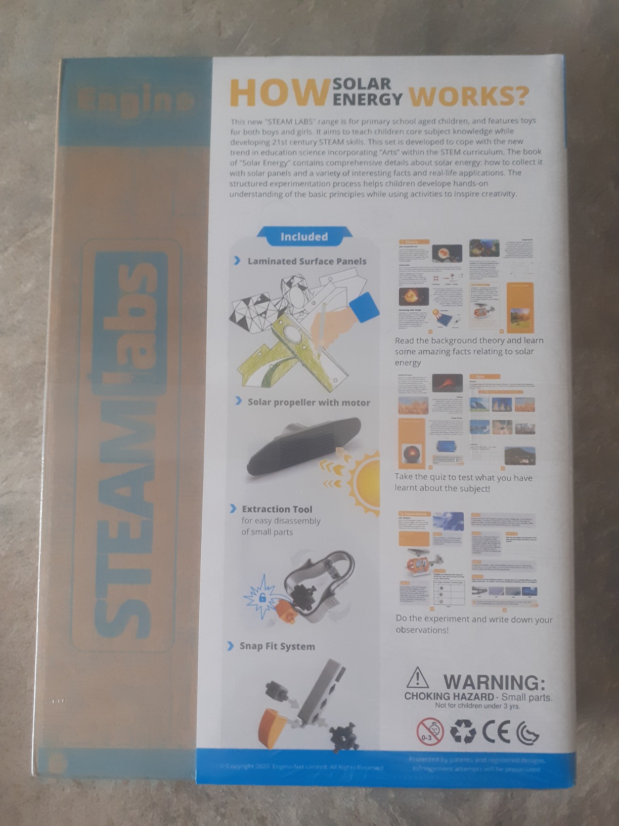 Engino STEAM Labs Solar set construcție energie solară 4 în 1