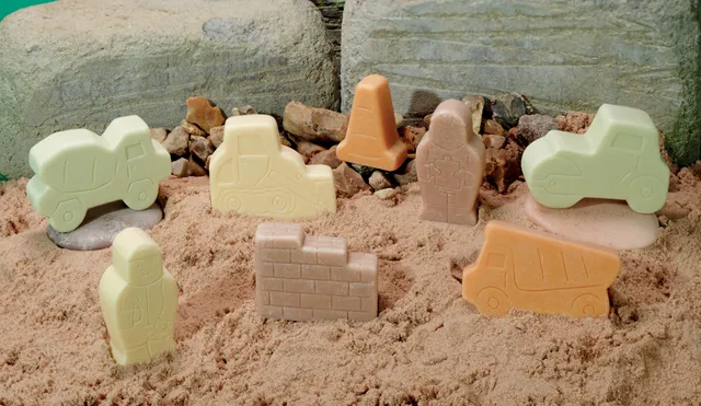 Yellow Door Little Lands Construction figurine 8 piese piatra