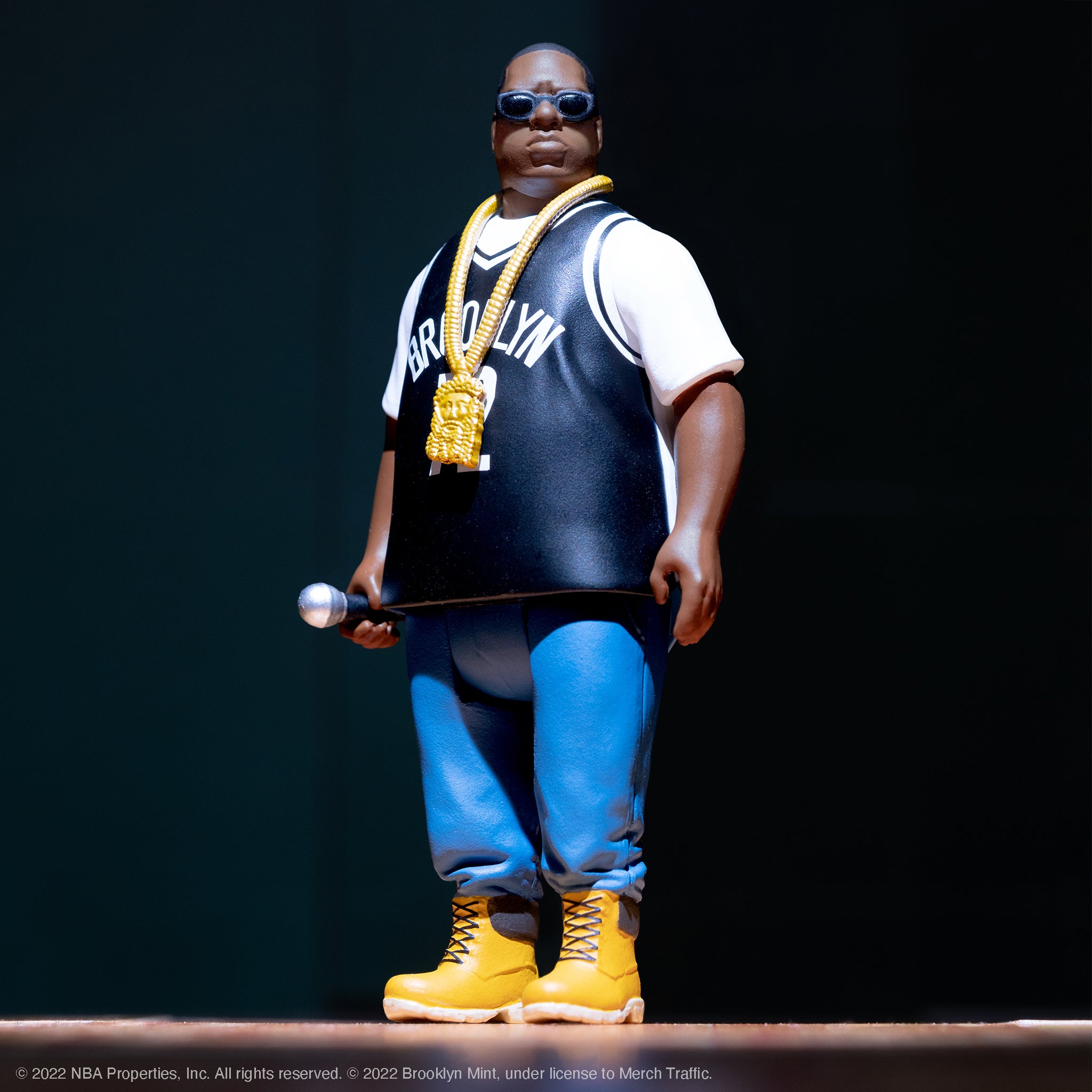 Super7 Notorious B.I.G. ReAction figurina Brooklyn Jersey