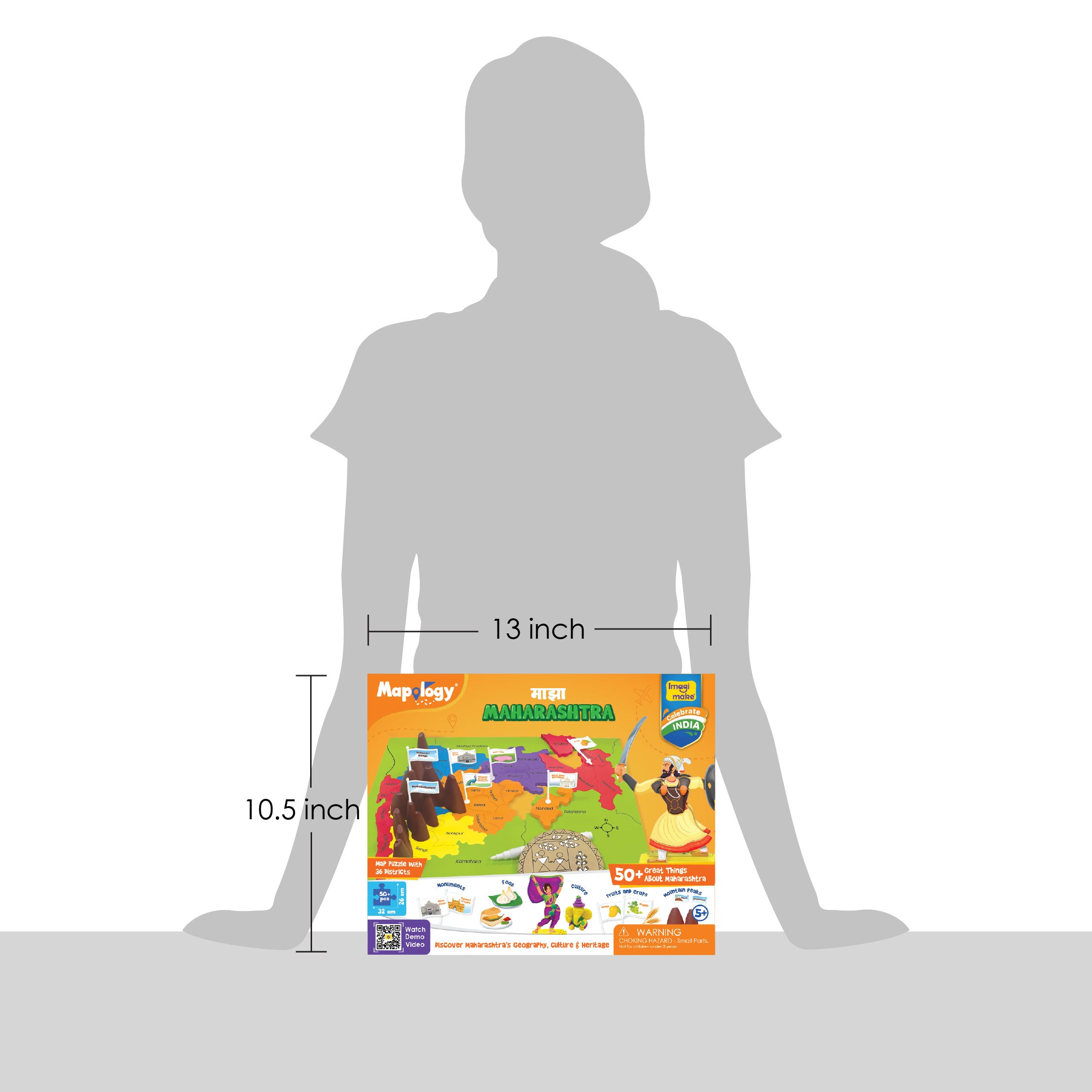 Imagimake Mapology Maharashtra puzzle harta 36 piese