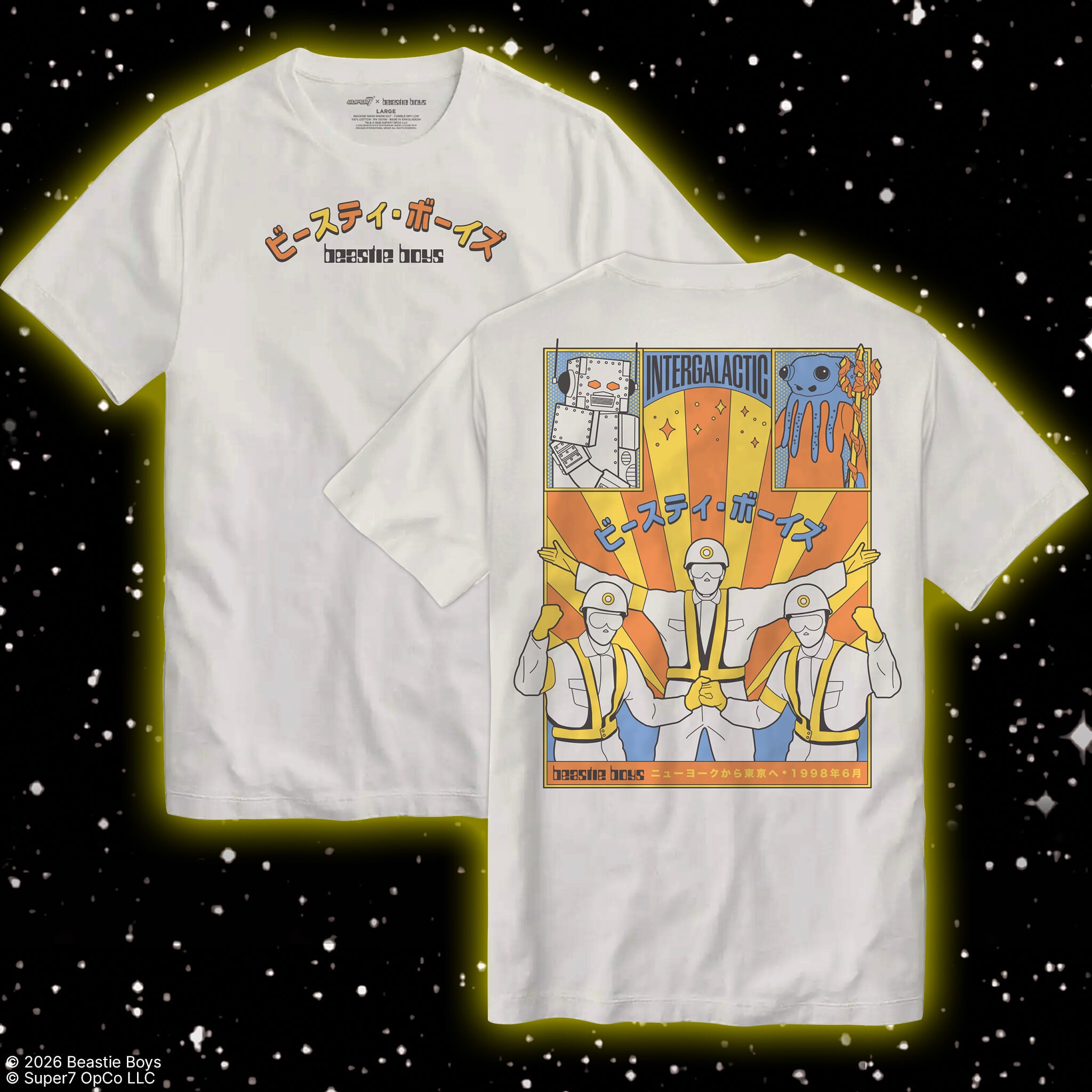 Super7 Beastie Boys Intergalactic pachet 3 figurine + tricou