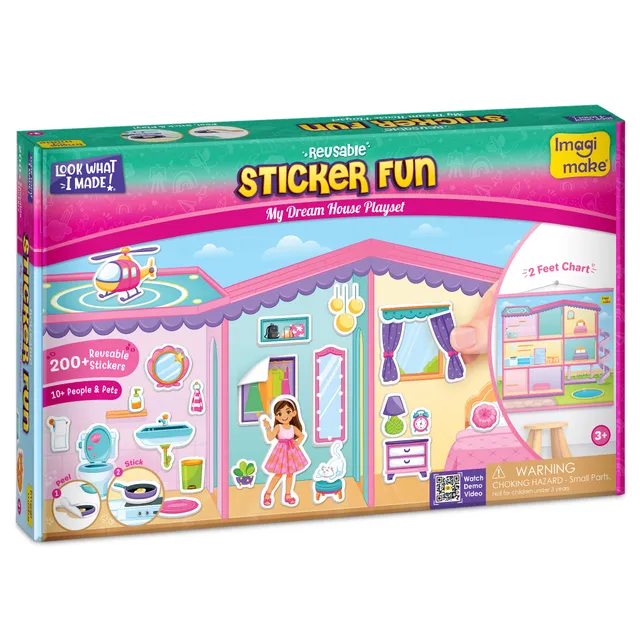 Imagimake Sticker Fun Dream House set stickere 200+