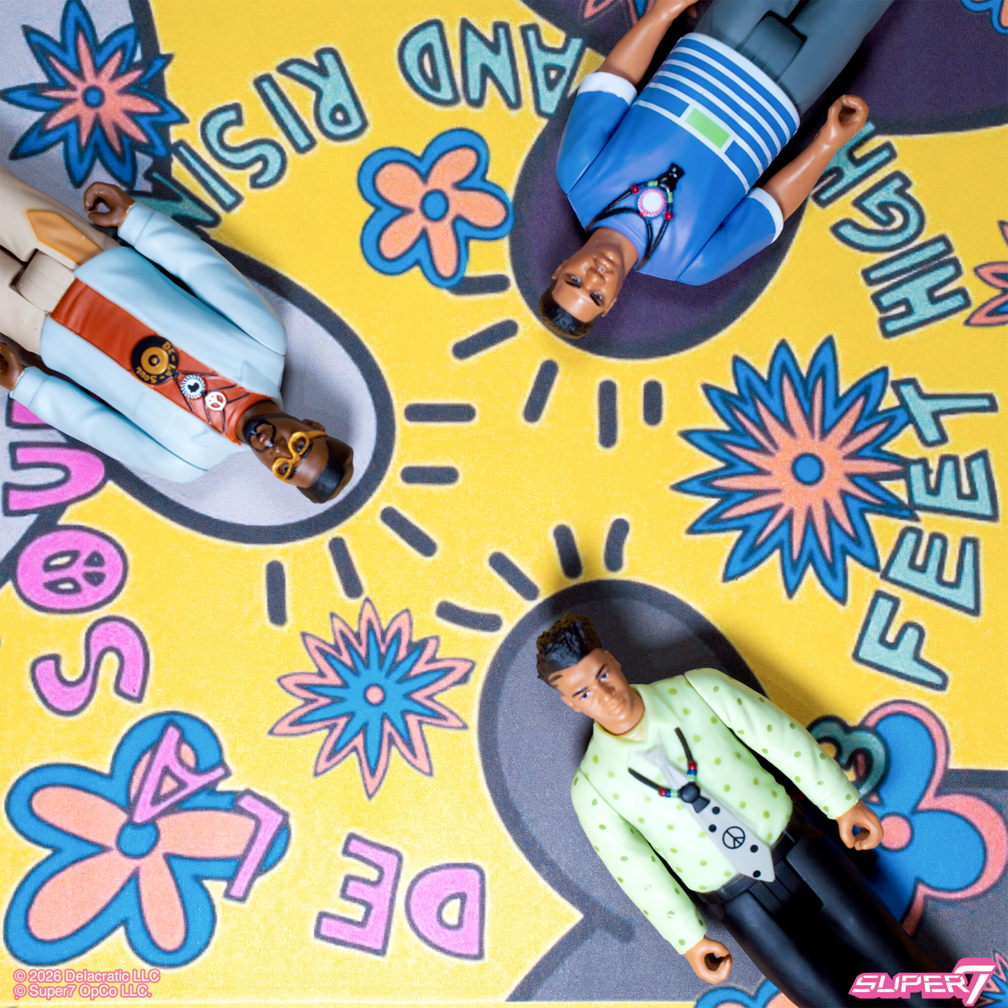 Super7 De La Soul ReAction Posdnuos Me Myself figurina
