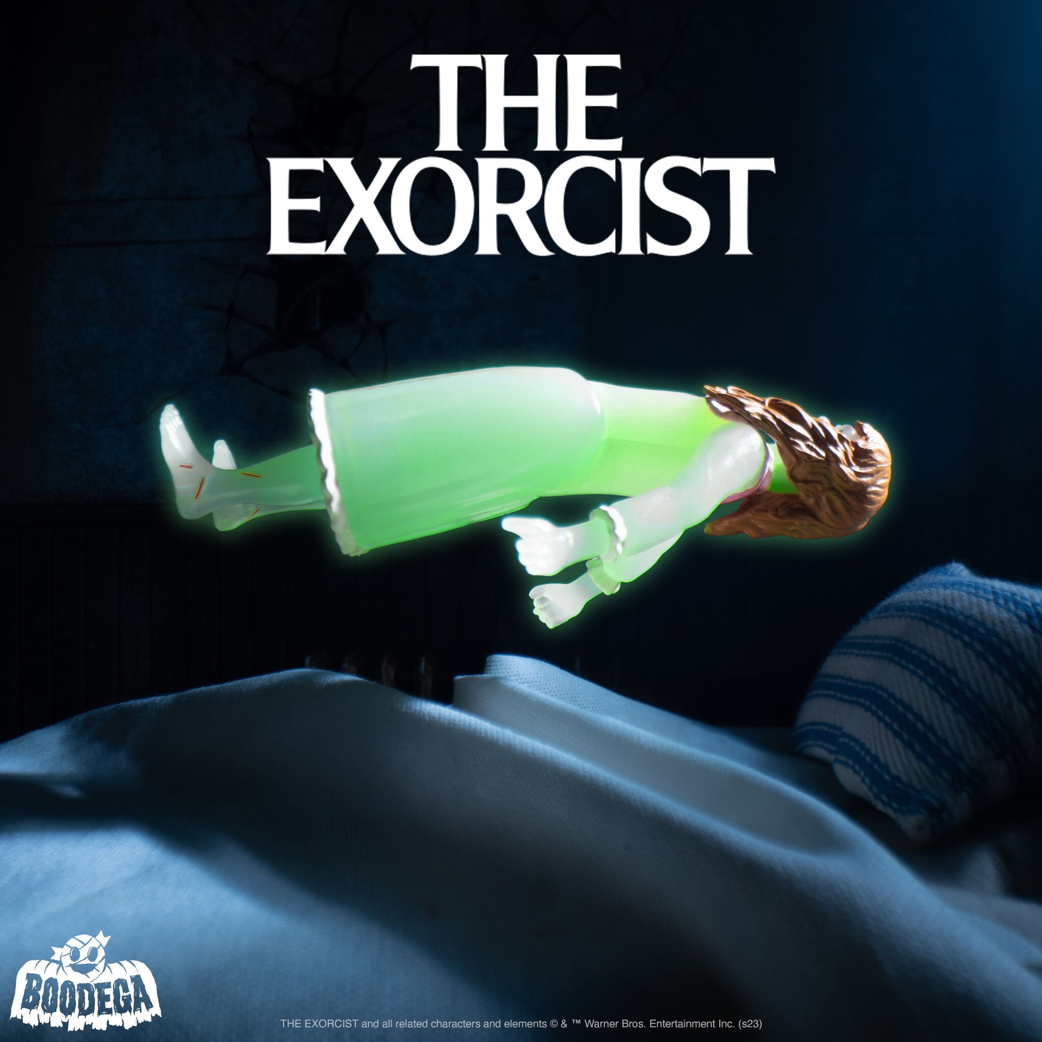 Super7 Exorcist ReAction Regan Monster Glow figurina