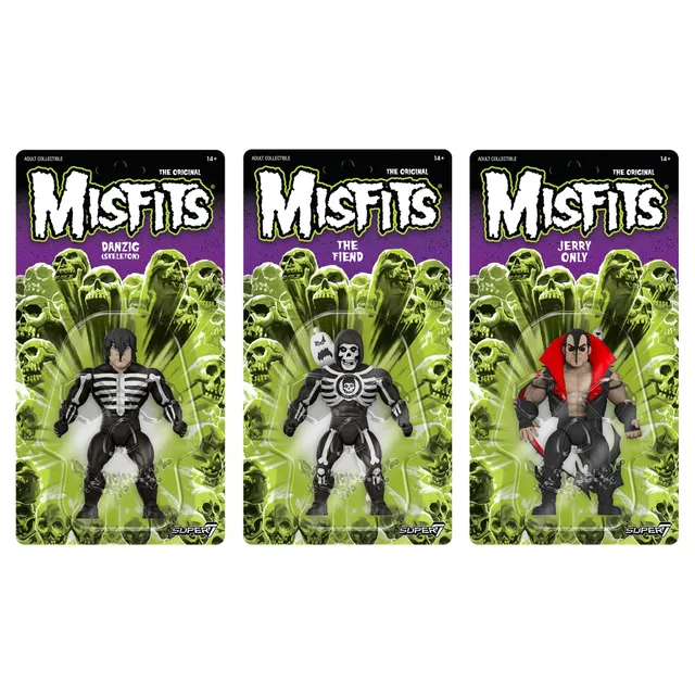 Super7 Misfits Vintage Wave 01 set 3 figurine 14 cm