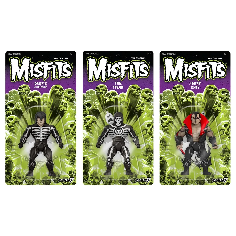 Super7 Misfits Vintage Wave 01 set 3 figurine 14 cm
