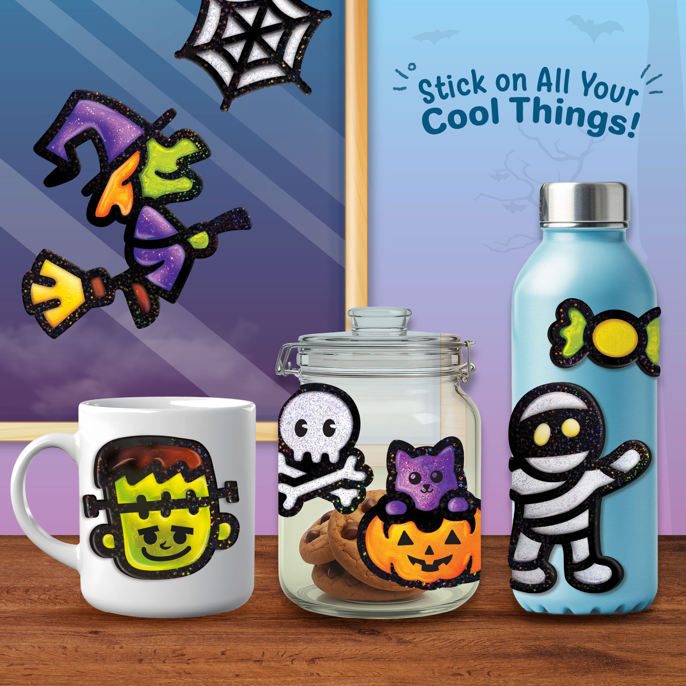 Imagimake Jelly Stickers Spooky Friends stickere gel