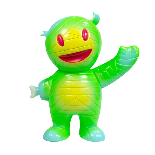 Super7 Mascots Mummy Boy figurina vinil verde neon 15 cm