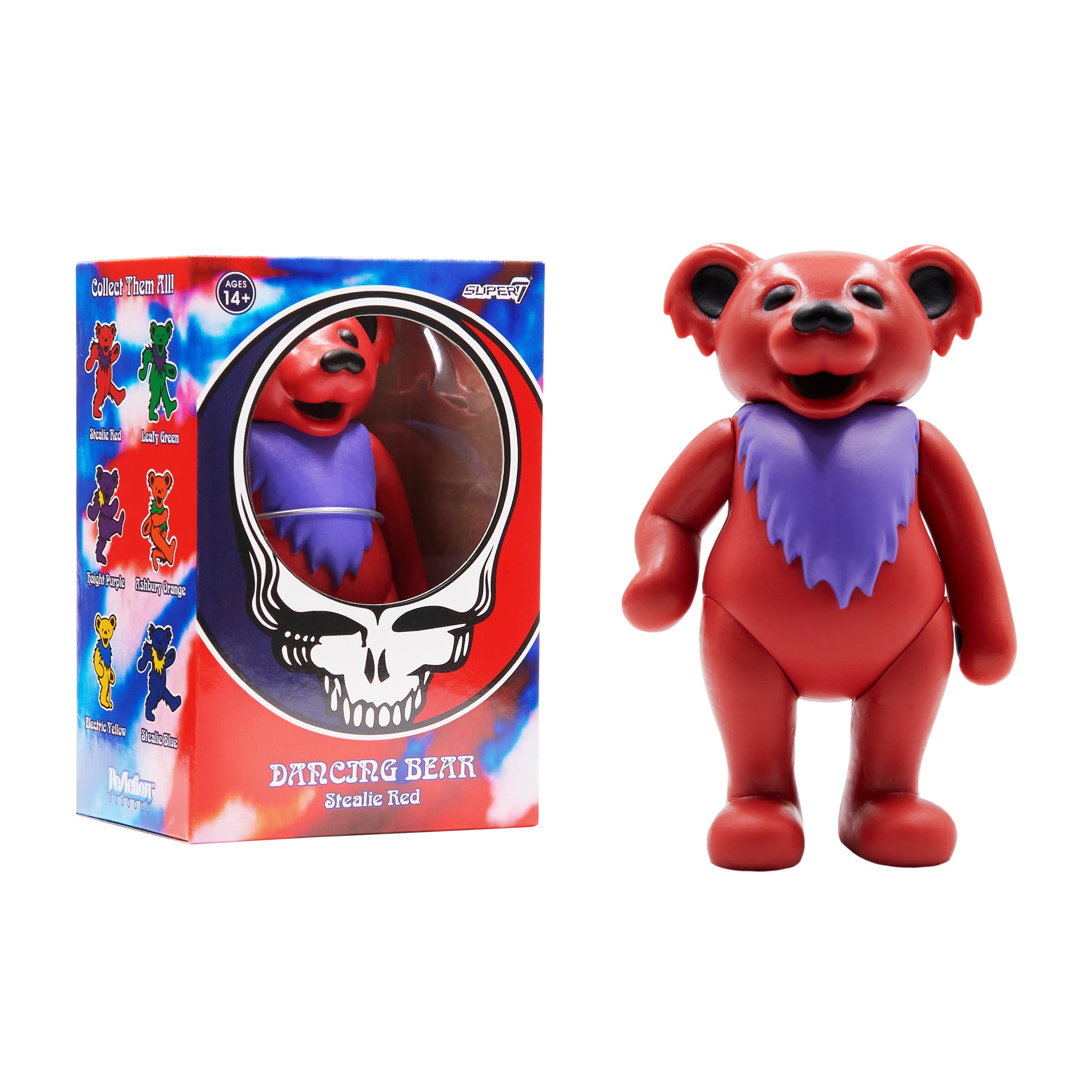 Super7 Grateful Dead Dancing Bears Figurine set 6 bucati