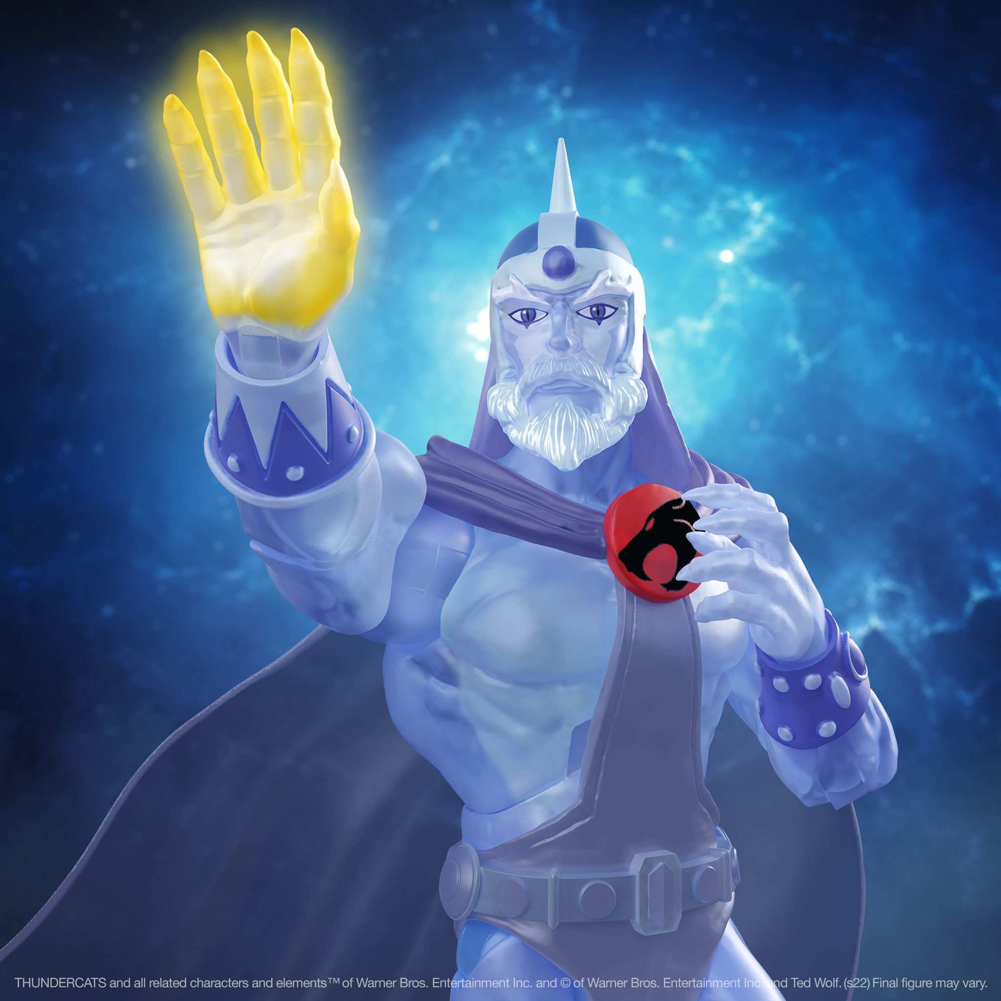 Super7 ThunderCats Ghost Jaga figurina 18 cm translucid