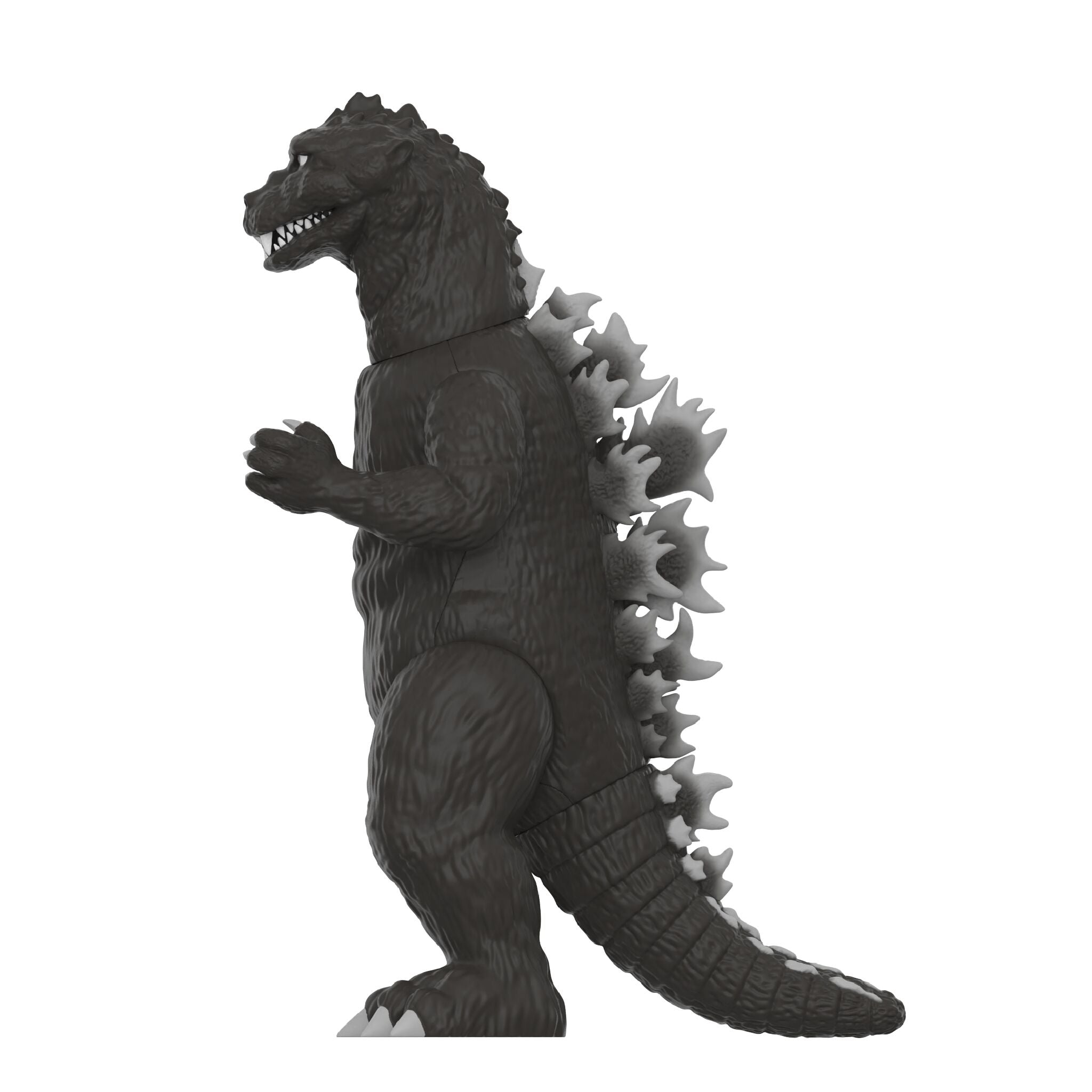 Super7 Toho ReAction Godzilla '55 figurina 9,5 cm Grayscale