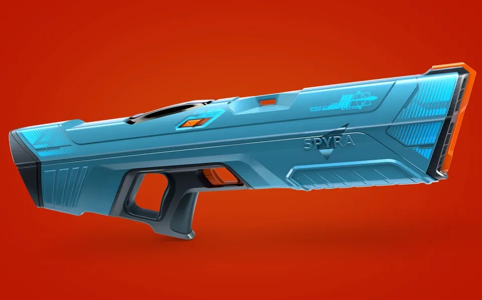 SpyraFour pistol apa electric albastru reincarcare rapida