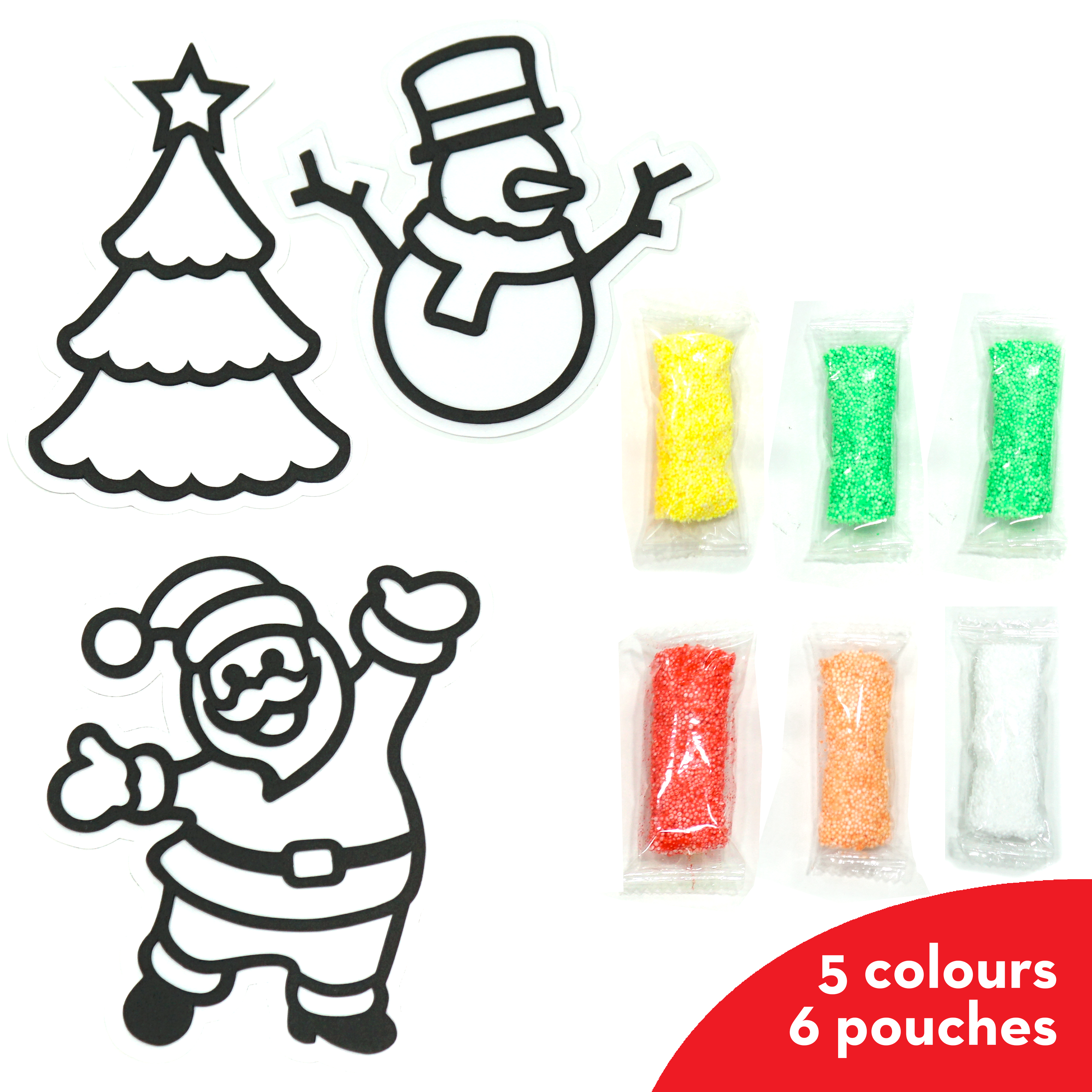 Imagimake Clay Stickers set Craciun 3 modele
