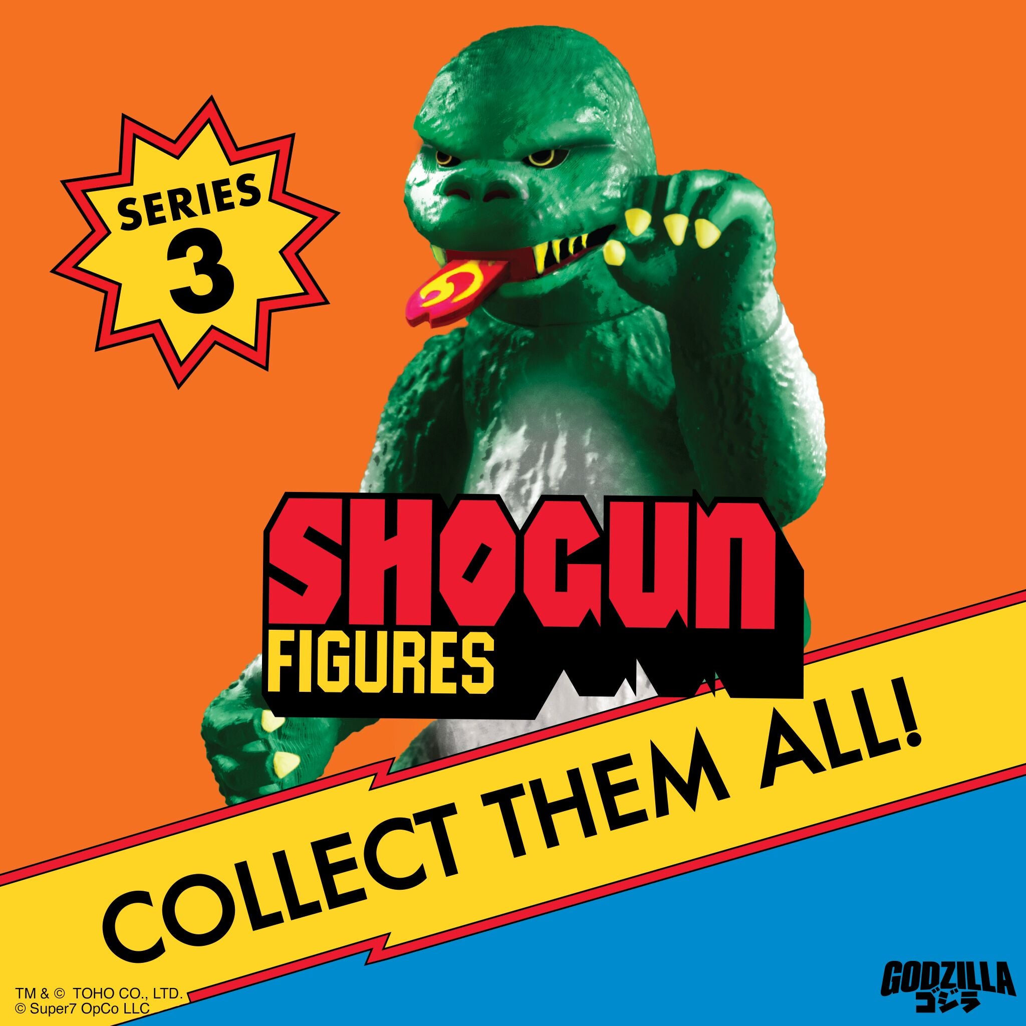 Super7 Toho Shogun V3 figurină surpriză blind box