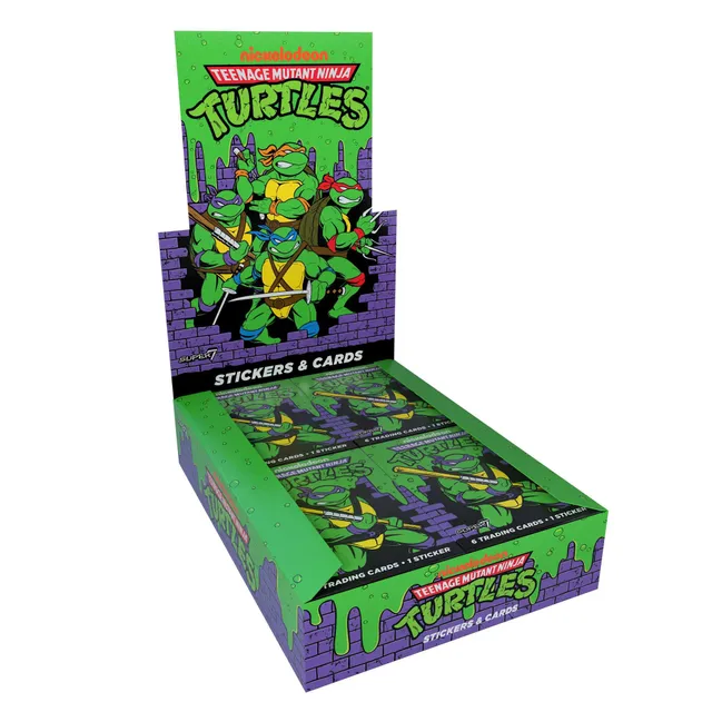Super7 Testoasele Ninja Wax Packs carduri colectionabile box 24 plicuri