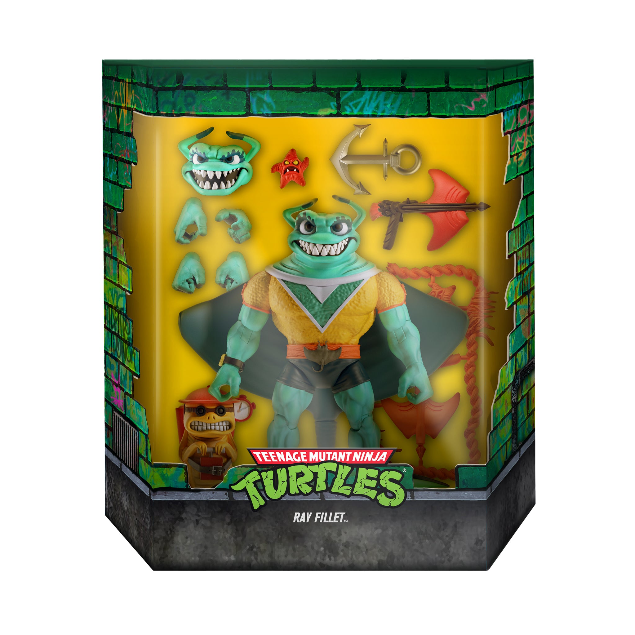 Super7 TMNT Ultimates Ray Fillet figurina 7 inch