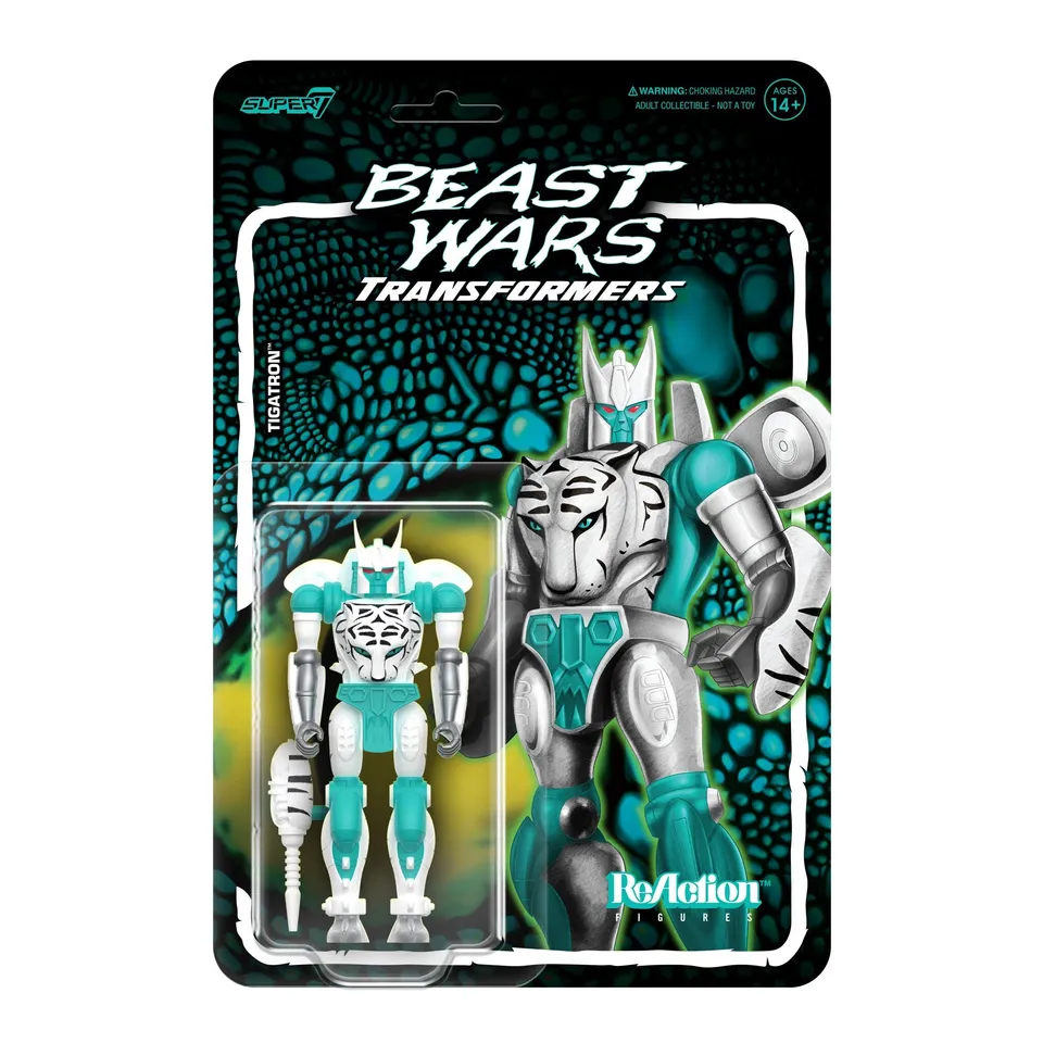 Super7 Transformers Tigatron ReAction figurina 9,5 cm