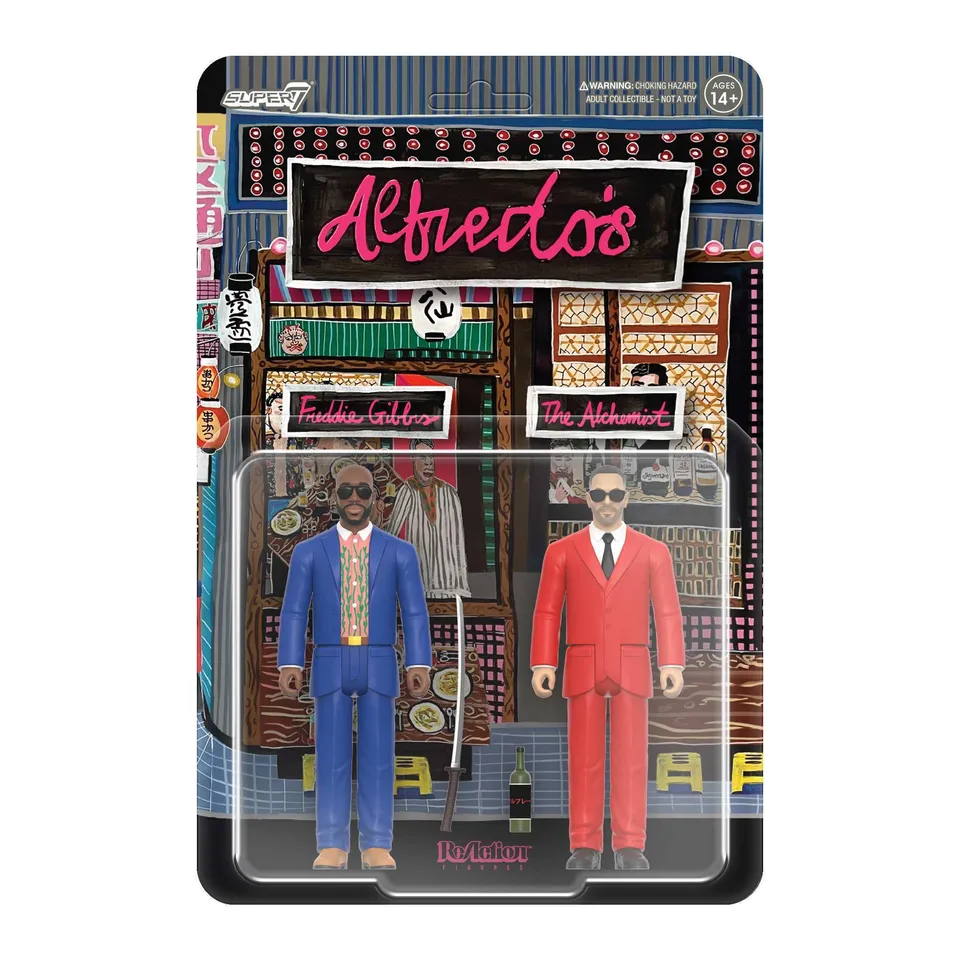 Super7 ReAction Alfredo Freddie Gibbs set 2 figurine 3.75 inch hip-hop