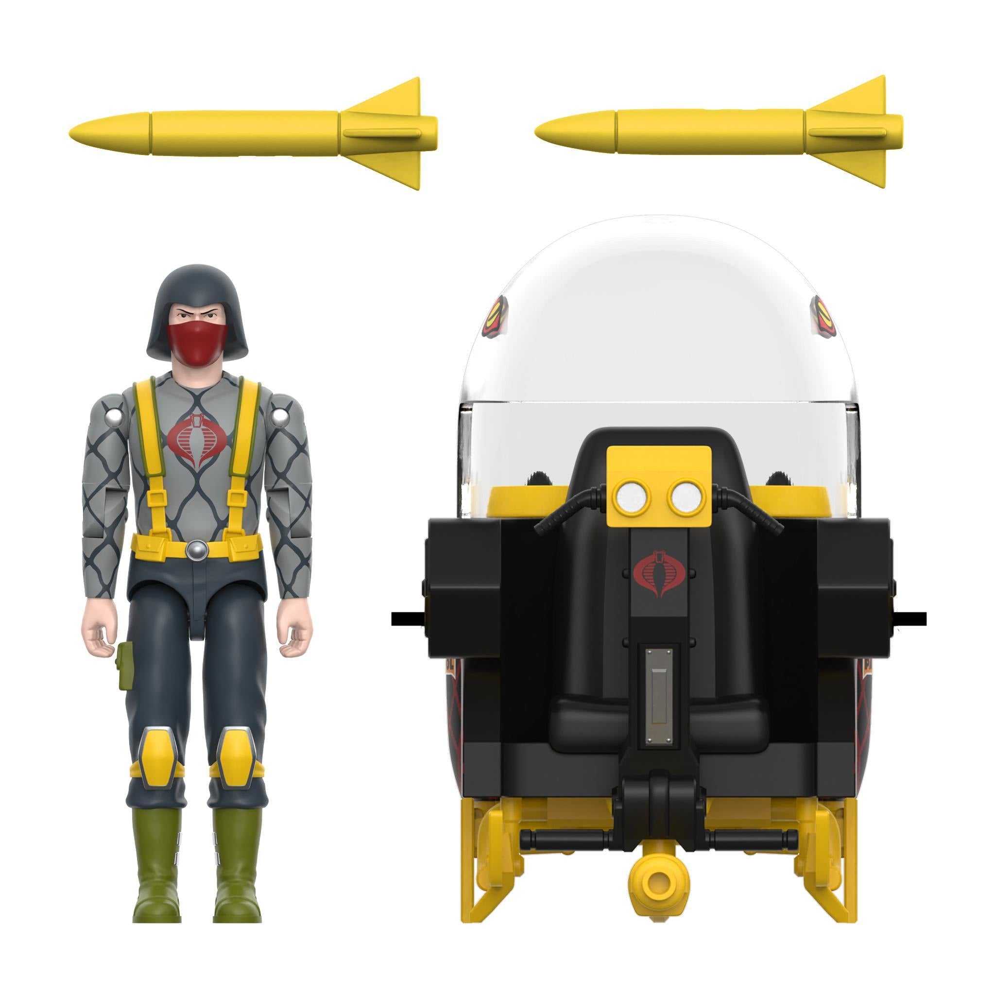 Super7 G.I. Joe Trubble Bubble vehicul Cobra Python Patrol