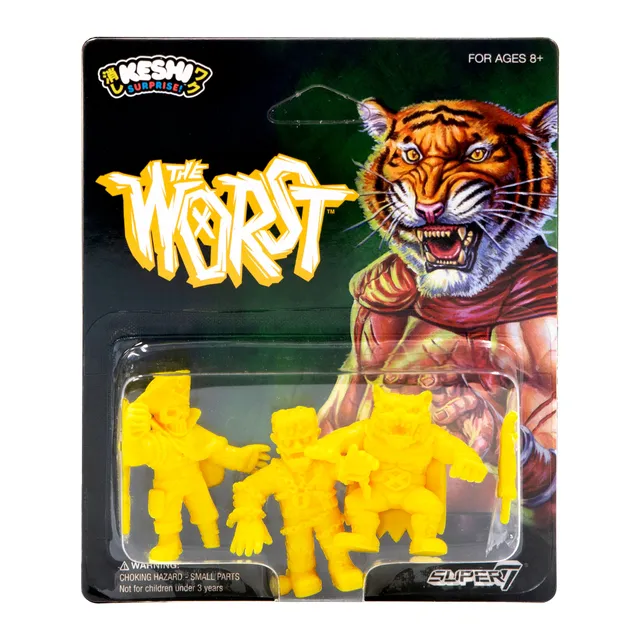 Super7 The Worst Keshi Pack A set 3 mini-figurine galben