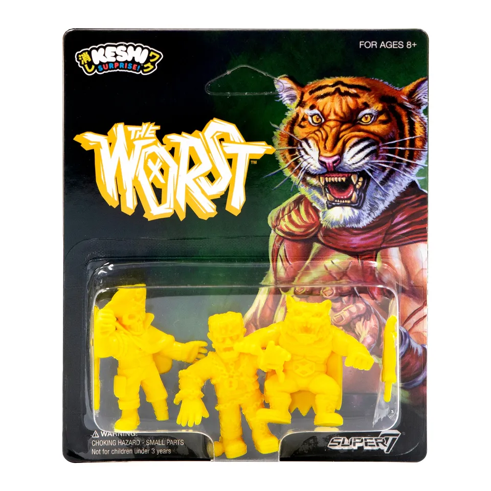 Super7 The Worst Keshi Pack A set 3 mini-figurine galben