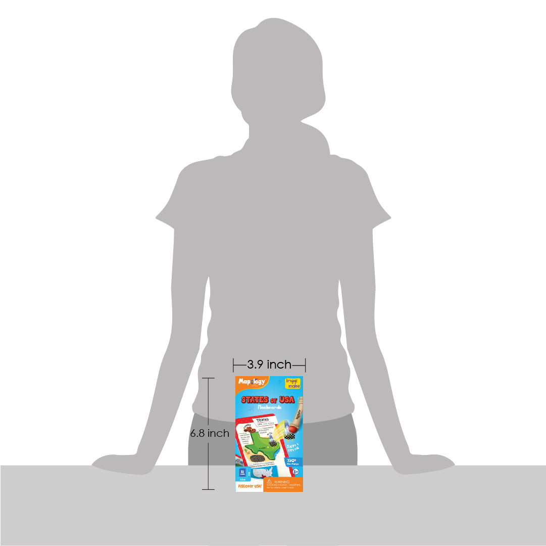 Imagimake Mapology USA Flashcards joc carduri 52 carti