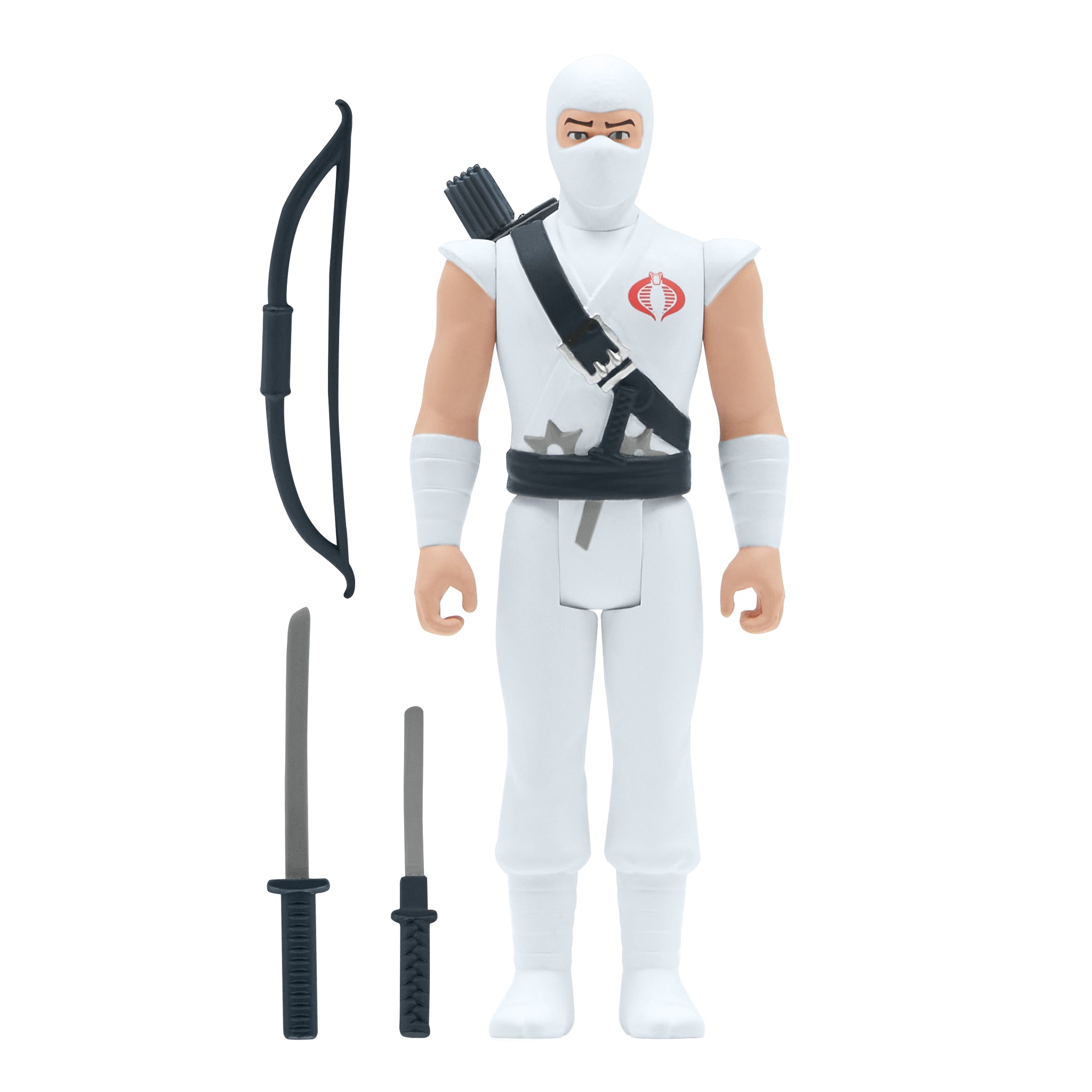 Super7 ReAction G.I. Joe Storm Shadow figurină 9,5 cm alb