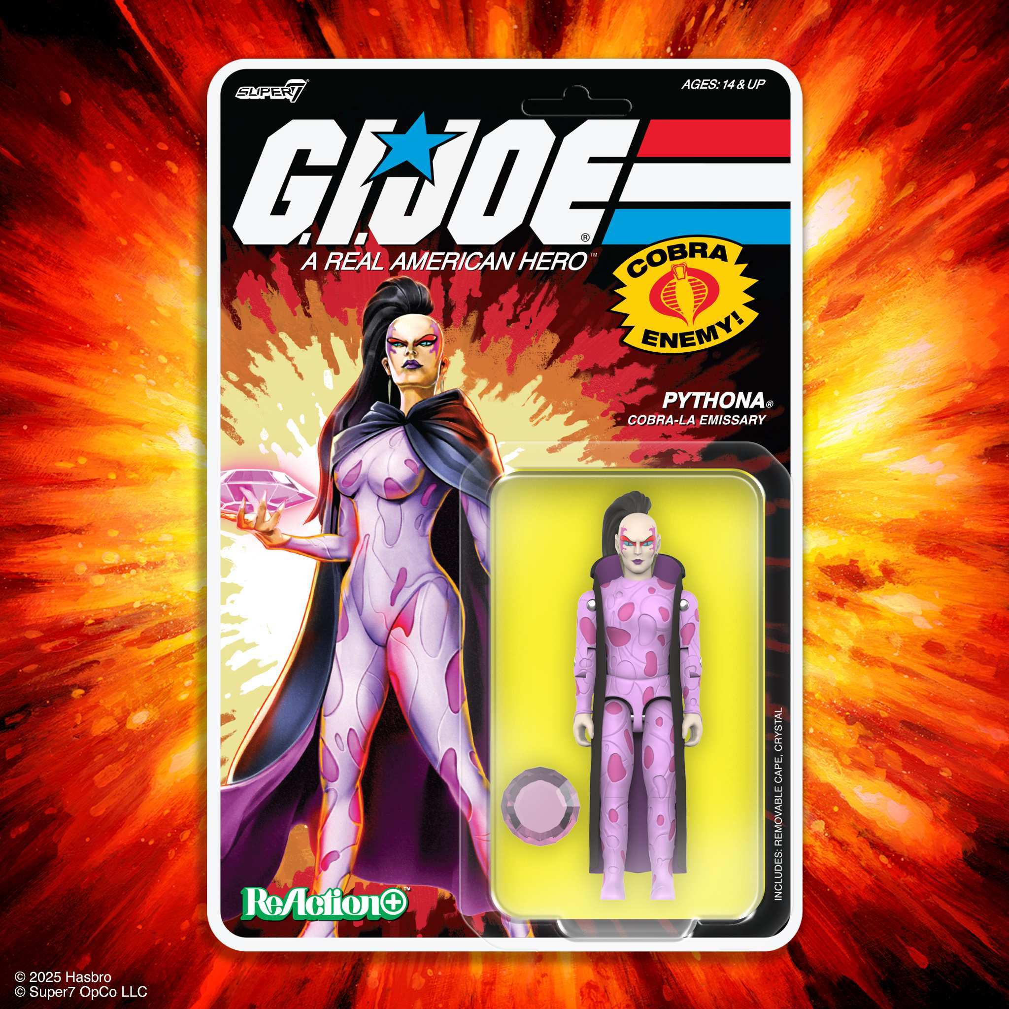 Super7 G.I. Joe ReAction+ Pythona Movie figurină
