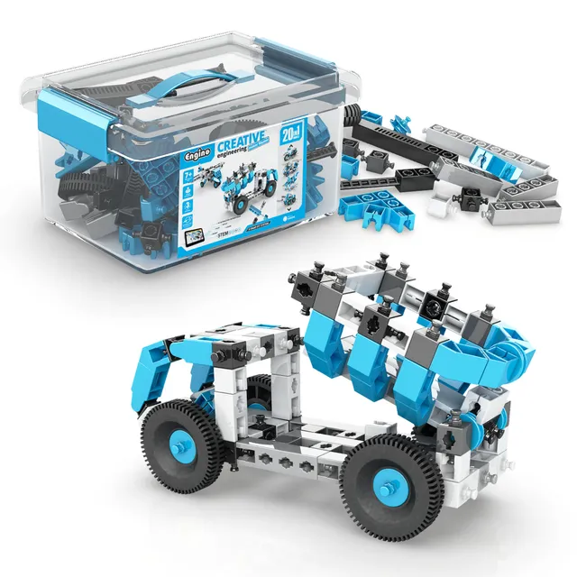 Engino Creative Engineering Maker Master 20 in 1 set 143 piese vehicule