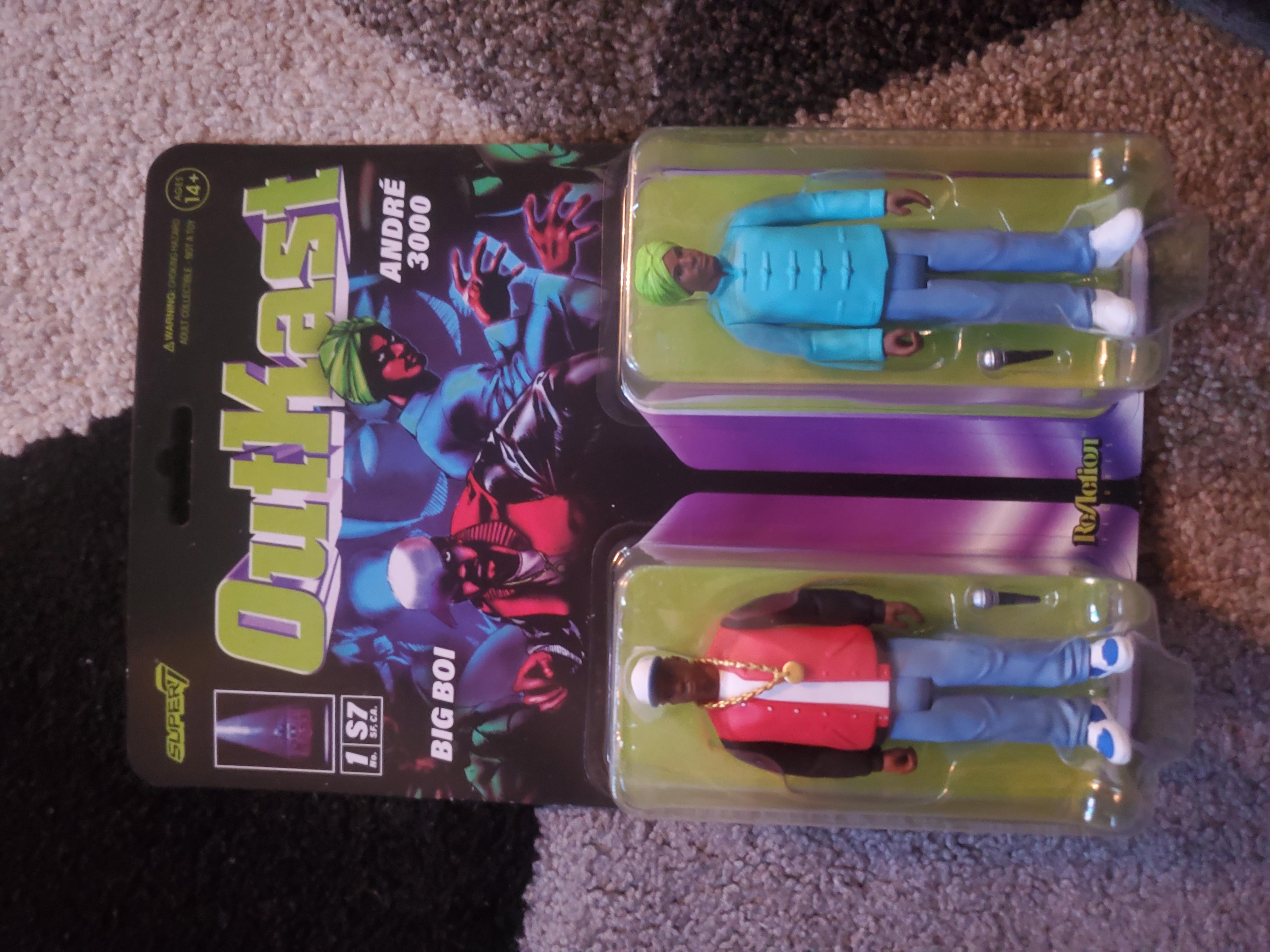 Super7 ReAction OutKast ATLiens set 2 figurine articulate