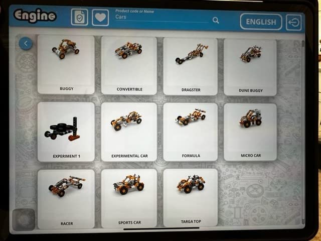 Engino Discovering STEM How Cars Work set constructie 10 masinute