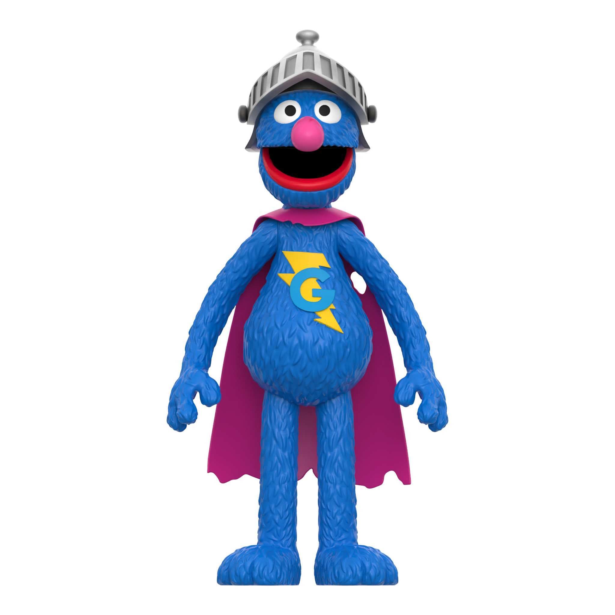 Super7 Sesame Street Super Grover figurina blind box 3.75 inch