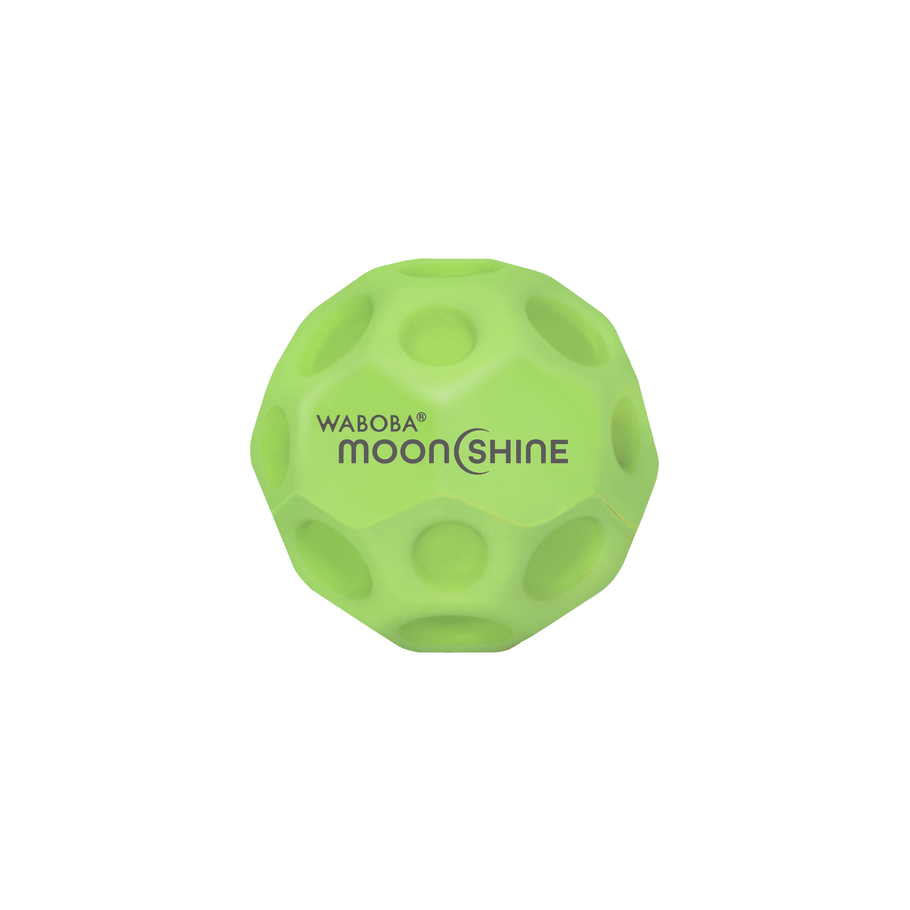 Waboba Moonshine minge luminoasa LED verde saritoare