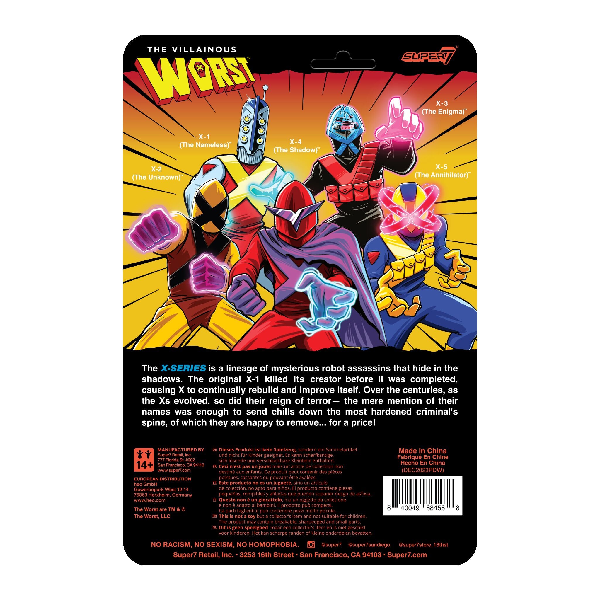Super7 The Worst X5 Annihilator figurina 9,5 cm