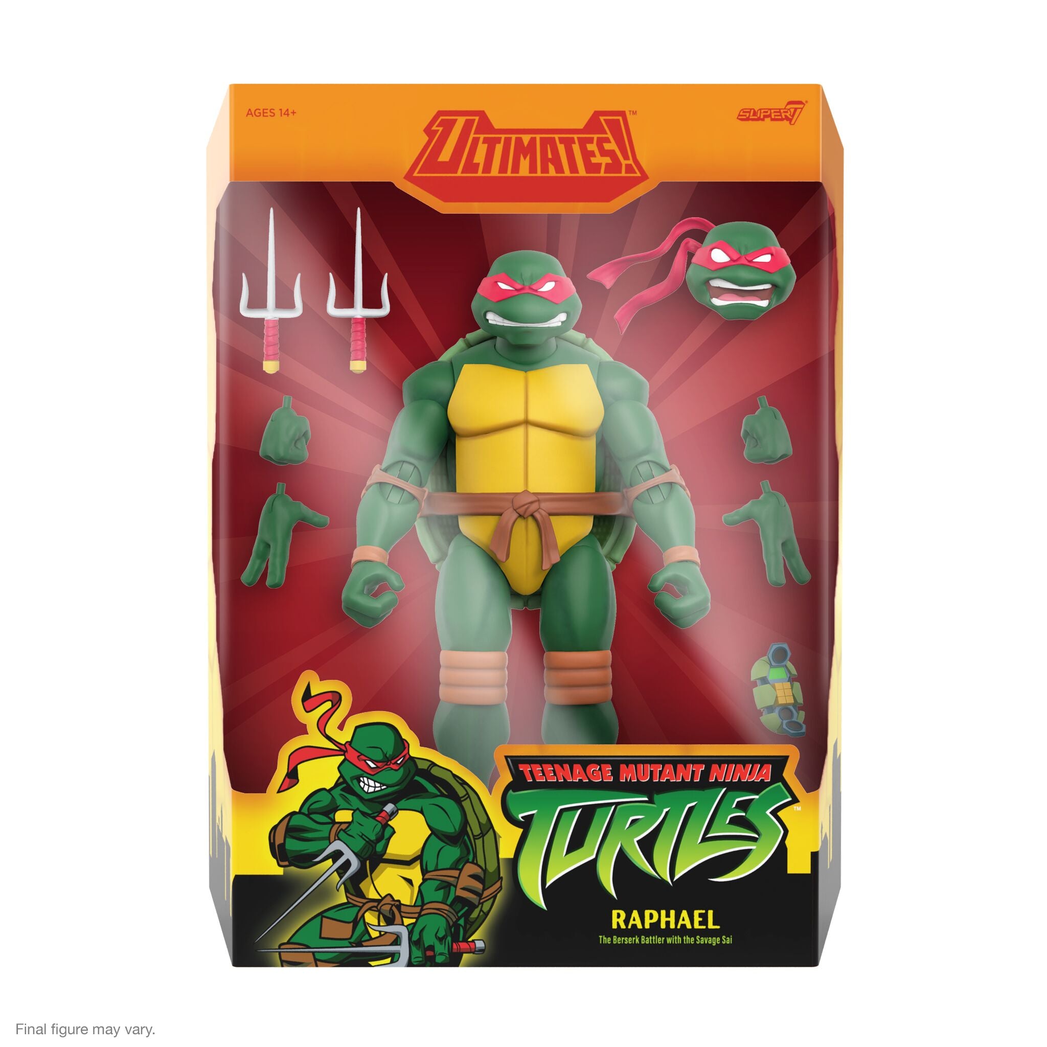 Super7 Ultimates Raphael figurina 18 cm Sai