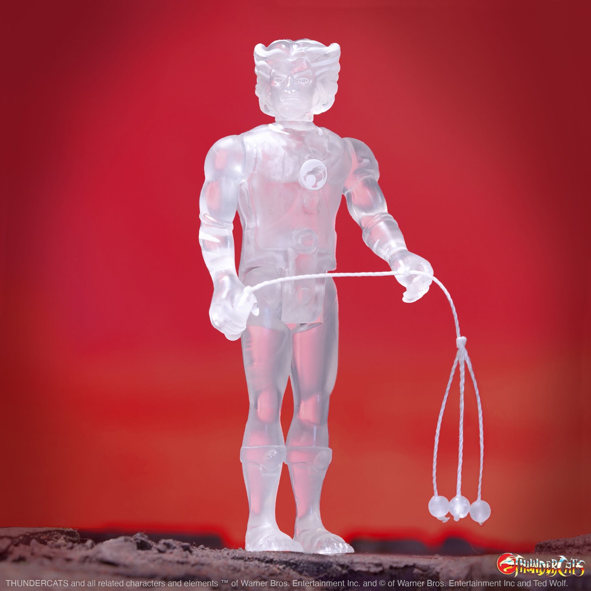 Super7 ThunderCats ReAction Tygra Invisible figurina transparent