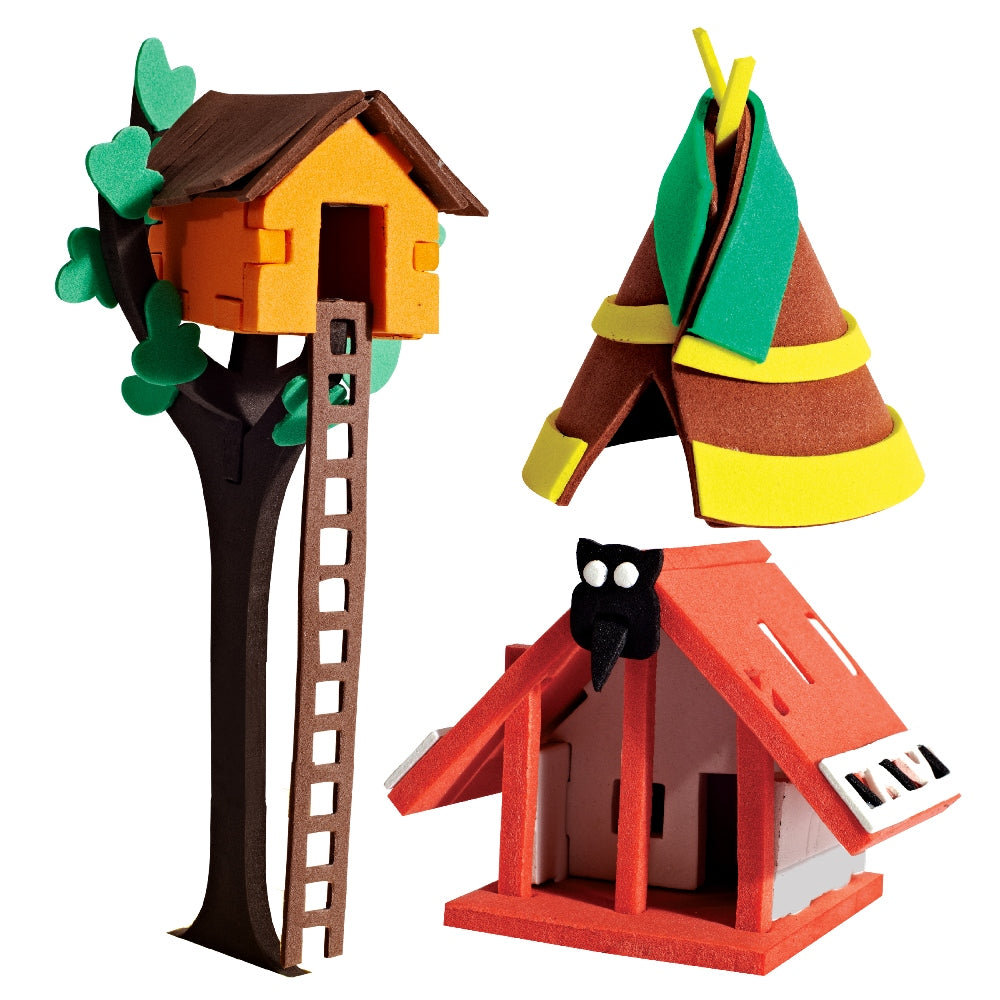 Imagimake Mapology Houses puzzle 3D 13 case 5 ani+
