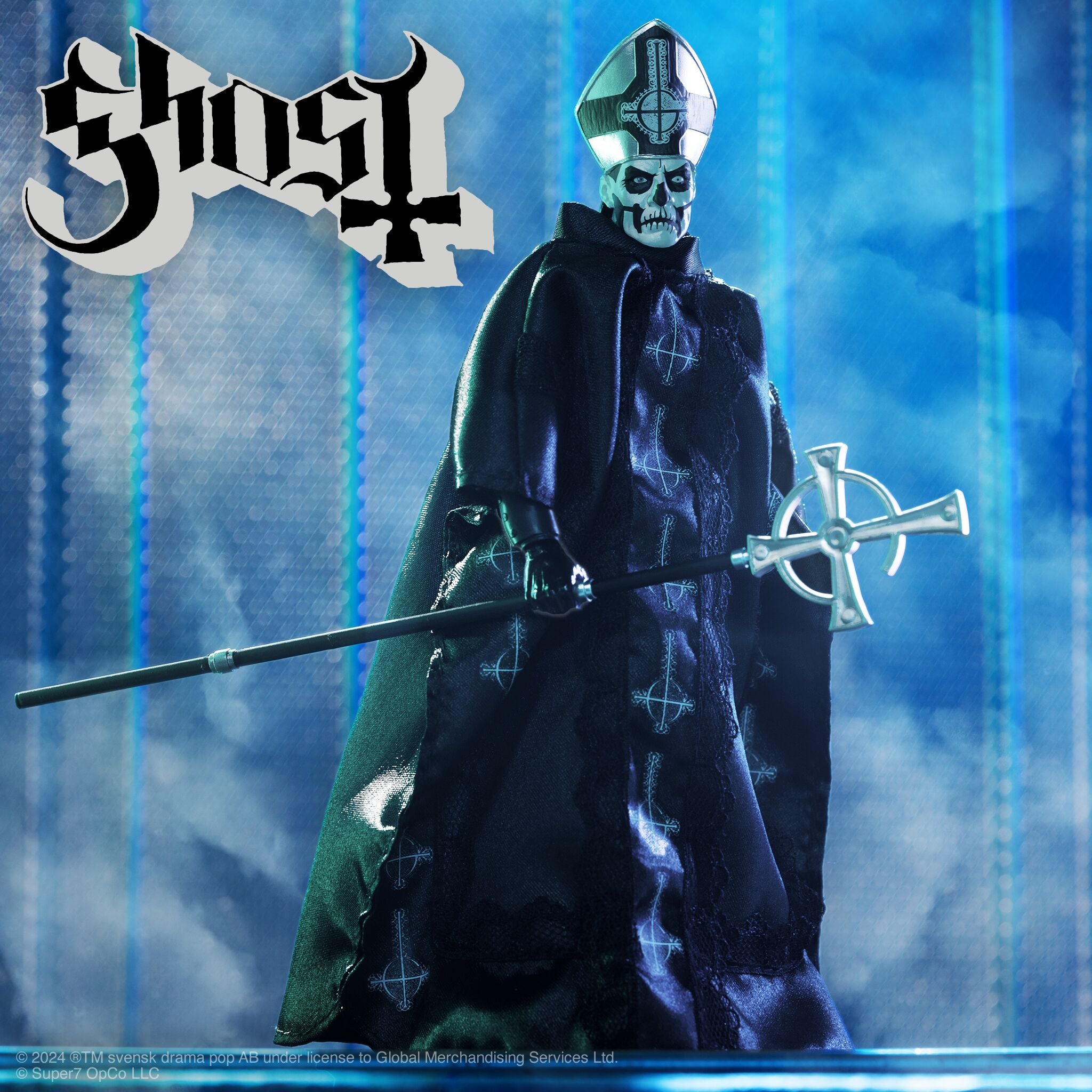 Super7 Ghost Deluxe Papa Emeritus II figurina 18 cm