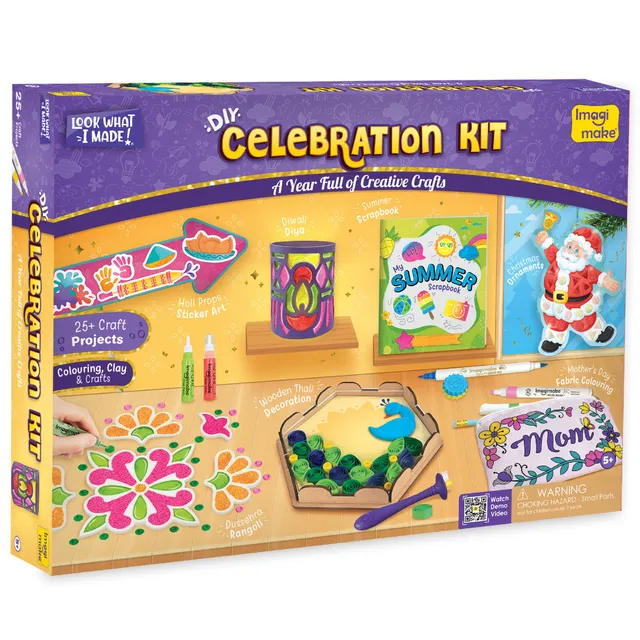 Imagimake DIY Celebration Kit set creativ 13 proiecte
