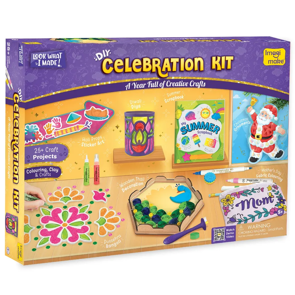 Imagimake DIY Celebration Kit set creativ 13 proiecte