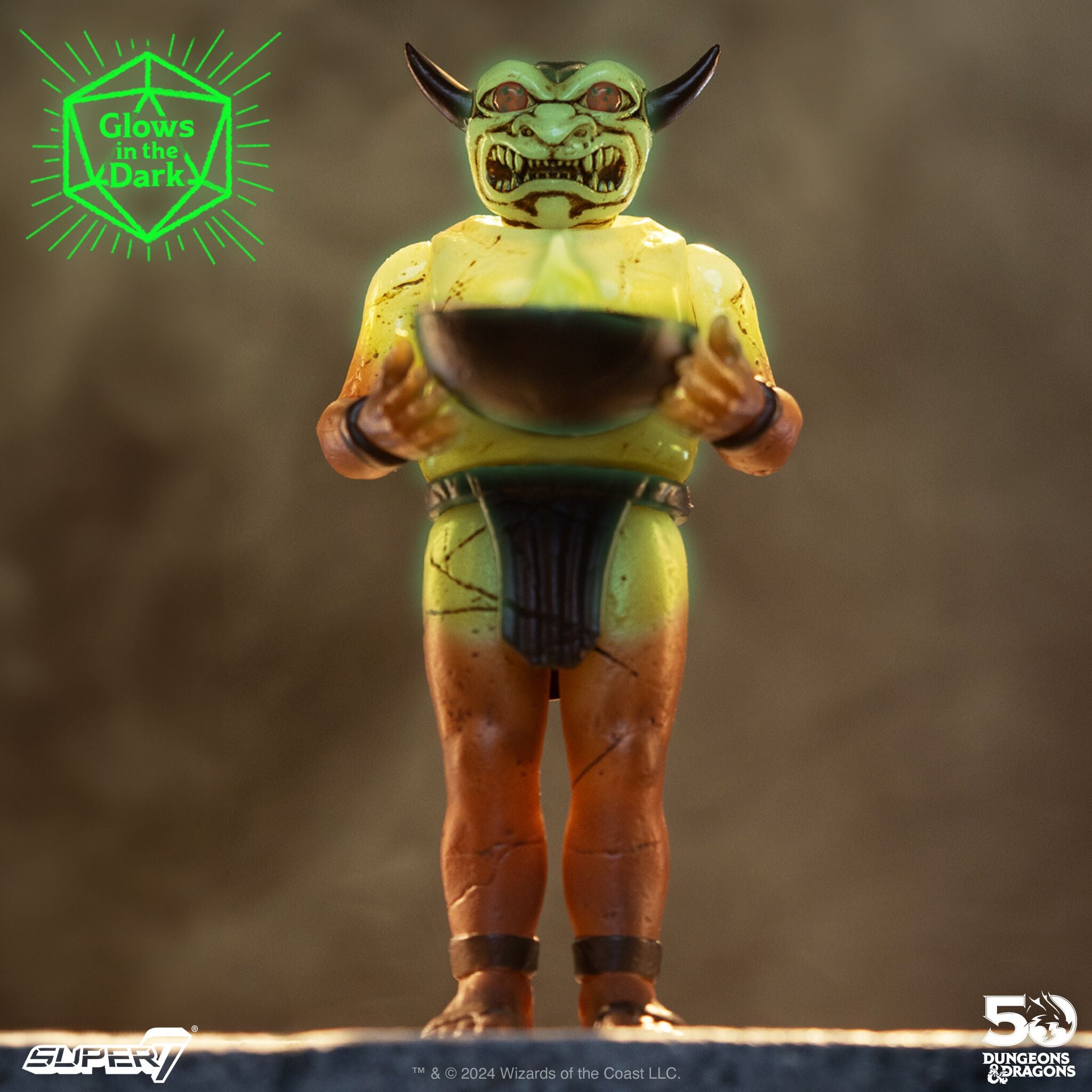 Super7 D&D ReAction Sacred Statue Glow figurina fosforescenta