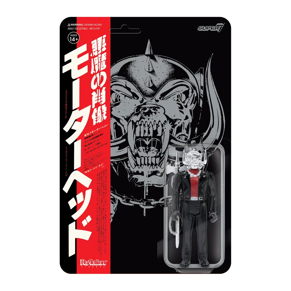 Super7 Motorhead ReAction Warpig figurina cromata japoneza