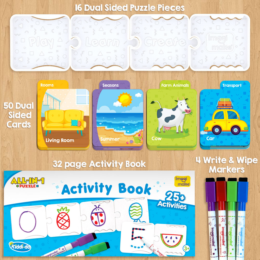 Imagimake Kiddi-do All-In-1 puzzle educativ 16 piese