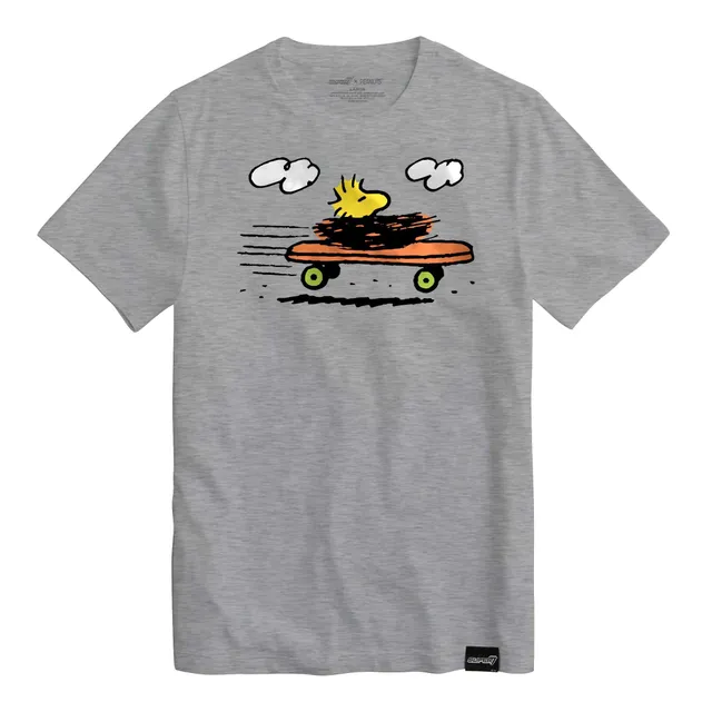 Super7 Peanuts Woodstock Skateboard tricou gri