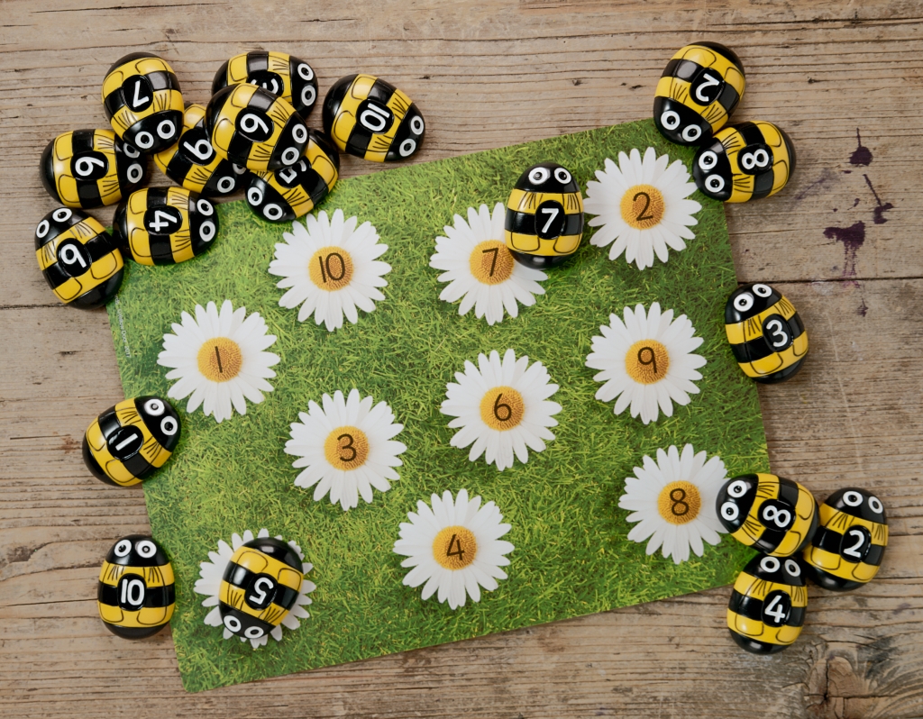 Yellow Door Honey Bee Number carduri numere 16 buc 1-10