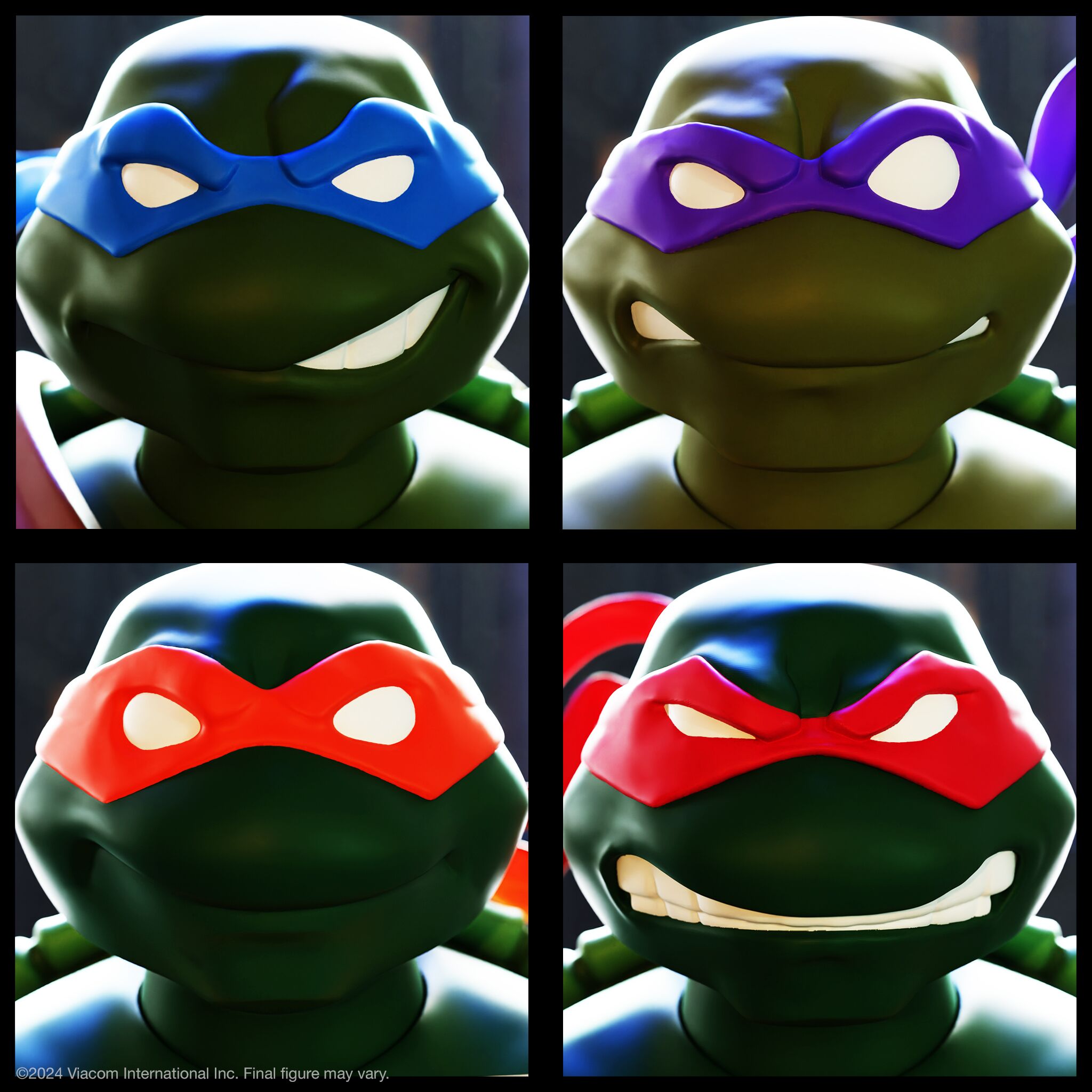 Super7 TMNT Ultimates figurina Leonardo 2003 cu katane 18 cm