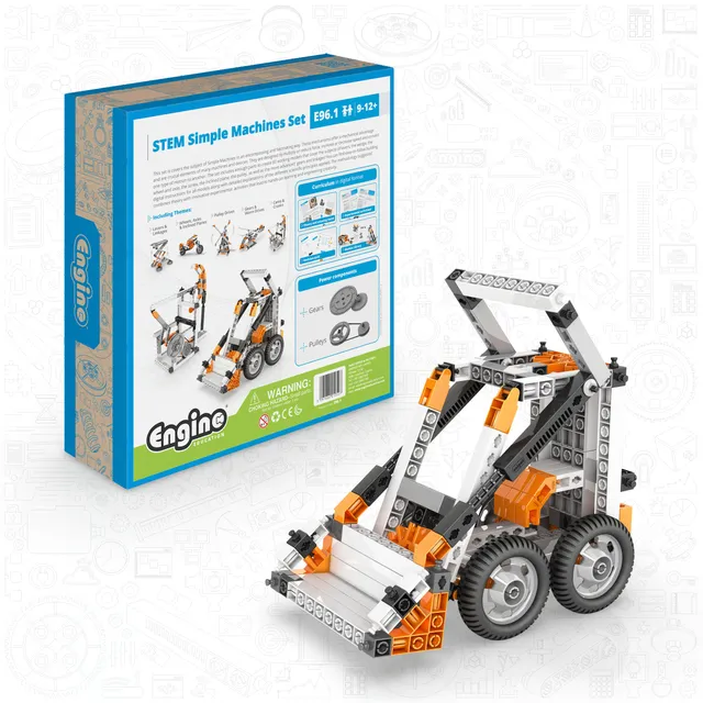 Engino Discovering STEM Simple Machines E96.1 set construcție 60 modele